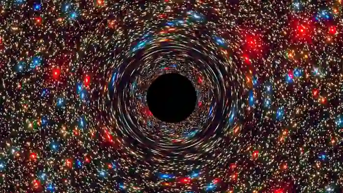 Buchdahl Yıldızları: Olay Ufku Olmayan Karadelikler Bir NASA simülasyonu, bir galaksinin merkezindeki süper kütleli bir kara deliği gösteriyor. Varsayımsal Buchdahl yıldızları, kaçınılmaz çekimleri dışında her yönden kara deliklere benzeyebilir. (Resim kredisi: NASA) Karadelik, Buchdahl, Olay Ufku