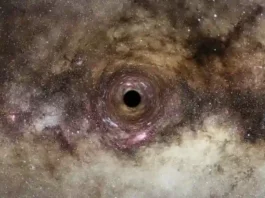 Huge Black Hole Discovered Using Gravitational Lensing