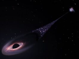 Runaway Black Hole Found Racing Across the Milky Way
